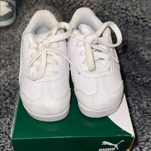 Puma Kids White Sneakers